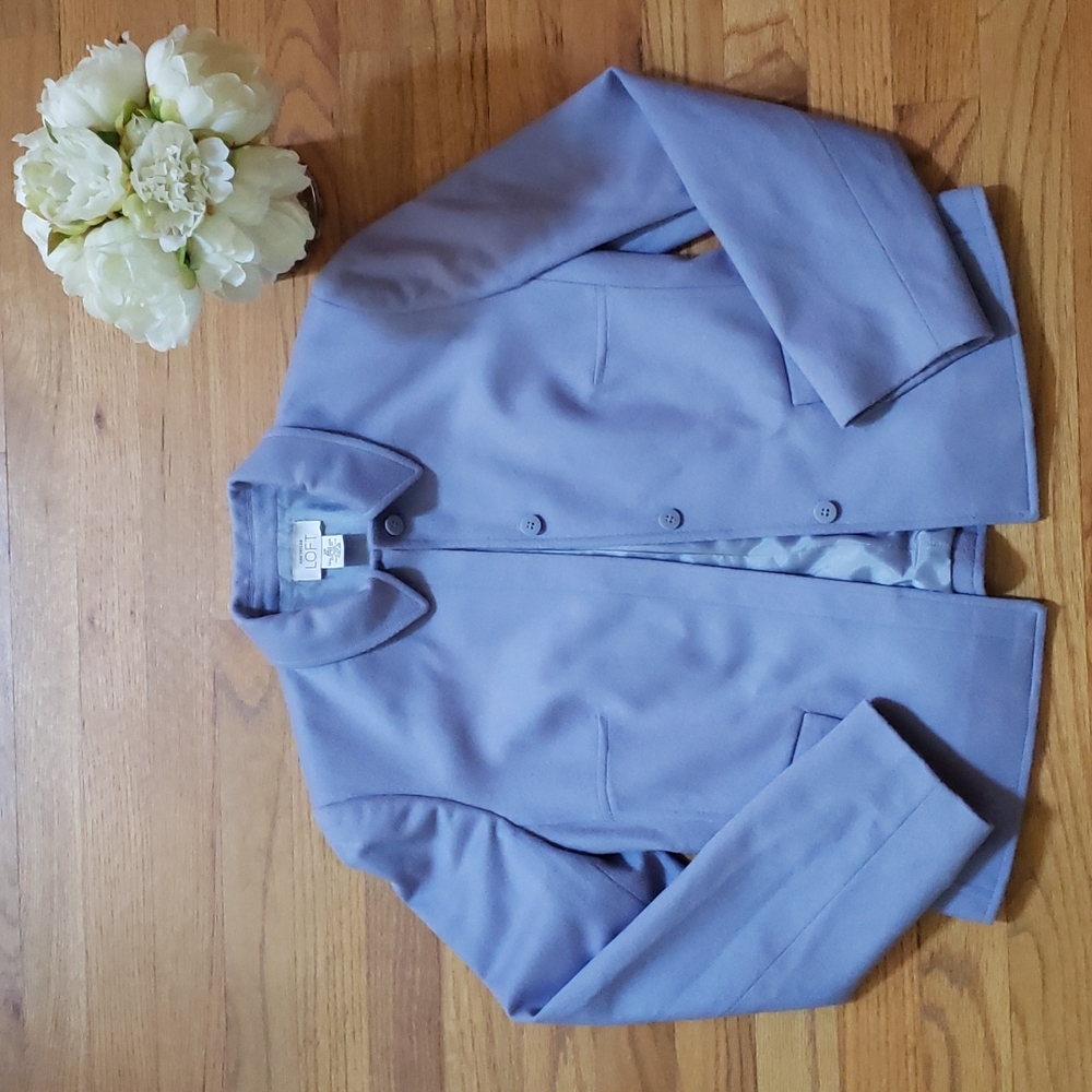 Ann Taylor LOFT blue blazer Sz 2P